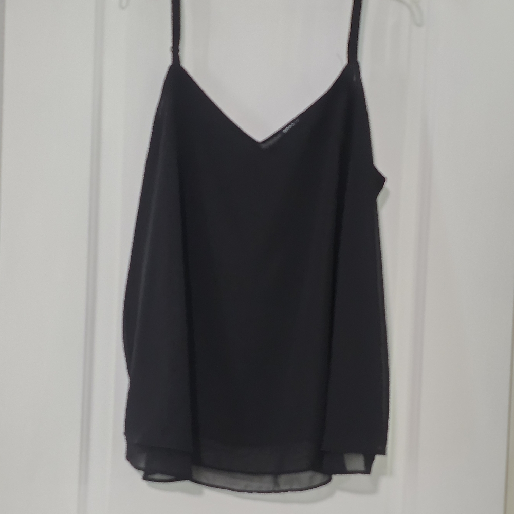 Elegant Black Sleeveless Top